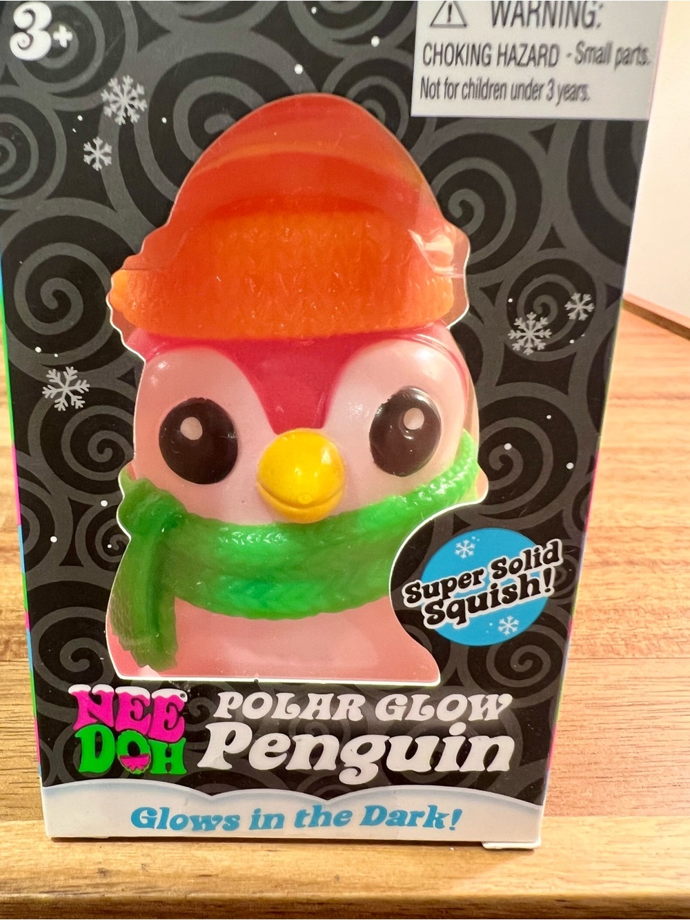 Polar Glow Penguin Kids Toy - Pink & Orange